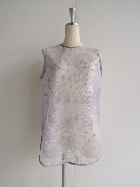 【mame】Shower Flower Lace Tops
